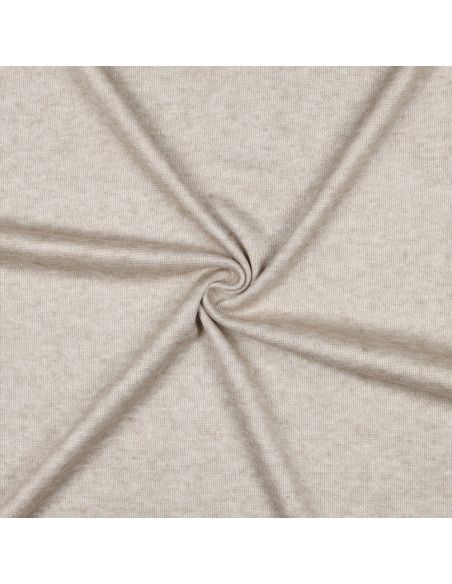 Gestrickter Mischgewebestoff - Beige