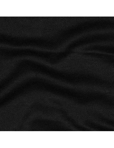 Gestrickter Mischgewebestoff - Schwarz