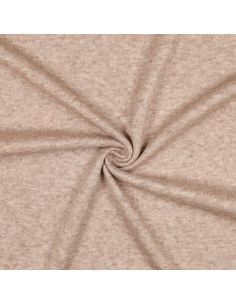 Gestrickter Mischgewebestoff - Zimt