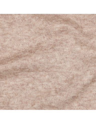 Gestrickter Mischgewebestoff - Zimt