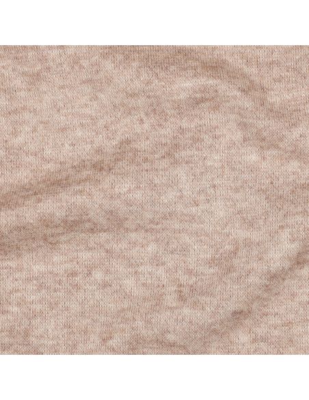 Gestrickter Mischgewebestoff - Zimt