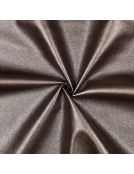 Kunstlederstoffe für Bekleidung - Metallisches Braun
