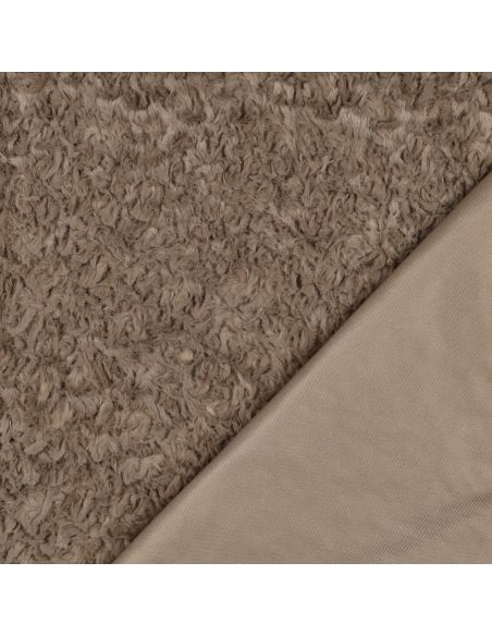 Falscher Pelzstoff - Braun