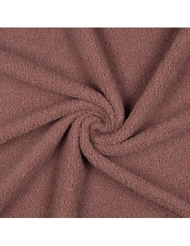 Doppelseitiger Teddy-Fleece-Stoff - Blush