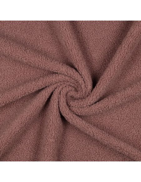 Doppelseitiger Teddy-Fleece-Stoff - Blush