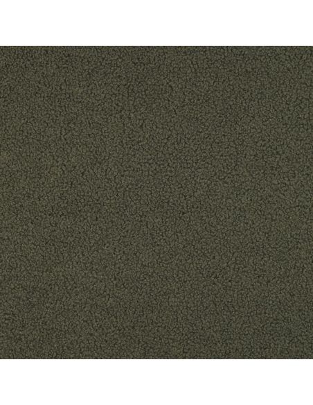 Doppelseitiger Teddy-Fleece-Stoff - Khaki