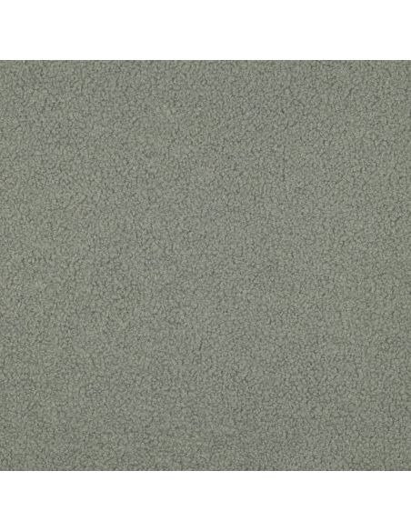 Doppelseitiger Teddy-Fleece-Stoff - Graugrün