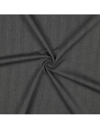 Großes Stretch-Zickzackmuster-Gewebe - Grau
