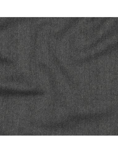 Großes Stretch-Zickzackmuster-Gewebe - Grau