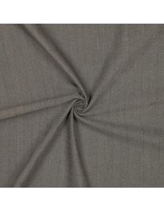 Großes Stretch-Zickzackmuster-Gewebe - Taupe 2