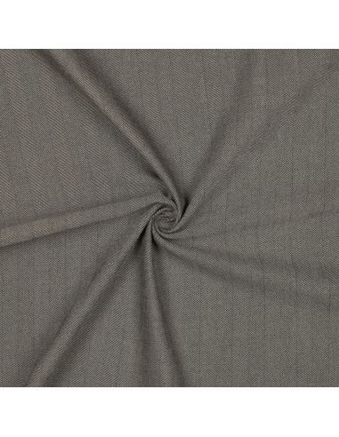 Großes Stretch-Zickzackmuster-Gewebe - Taupe