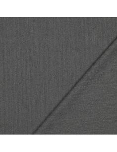 Feiner Stretch-Zickzackstoff - Grau
