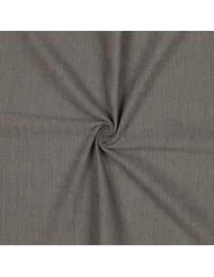 Feiner Stretch-Zickzackstoff - Taupe 2