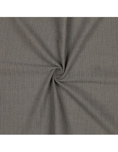 Feiner Stretch-Zickzackstoff - Taupe