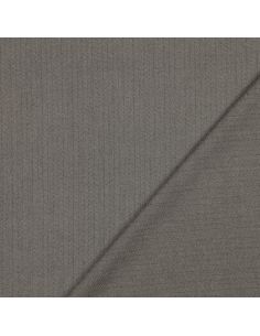 Feiner Stretch-Zickzackstoff - Taupe