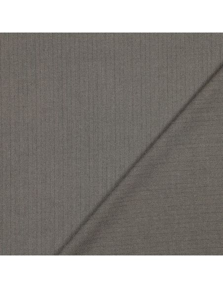 Feiner Stretch-Zickzackstoff - Taupe