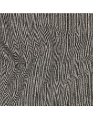 Feiner Stretch-Zickzackstoff - Taupe