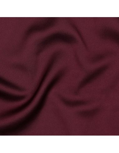 Mikrosatin-Stoff mit Seidentouch - Bordeaux