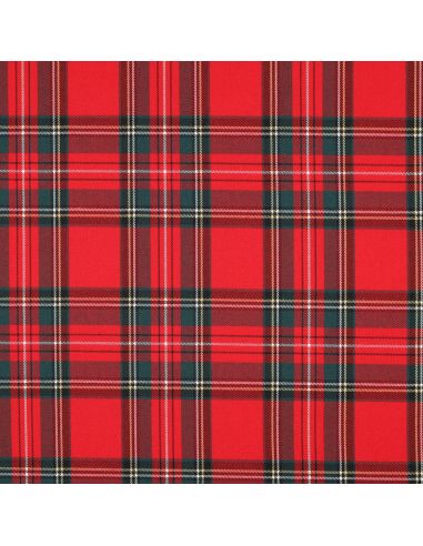 Schottisches Tartan-Gewebe - Rot