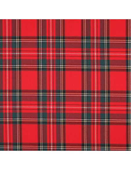 Schottisches Tartan-Gewebe - Rot