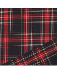 Schottisches Tartan-Gewebe - Marineblau