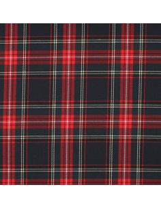 Schottisches Tartan-Gewebe - Marineblau 2
