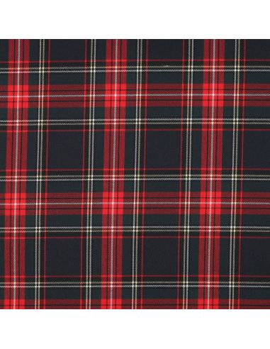 Schottisches Tartan-Gewebe - Marineblau