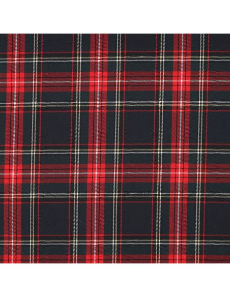 Schottisches Tartan-Gewebe - Marineblau