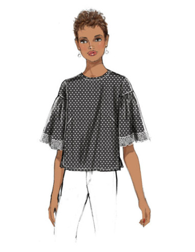 Oberteil-Schnittmuster - Butterick 6592