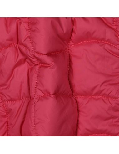 Beidseitig gesteppter Pop-Stoff - Rosa und Gelb