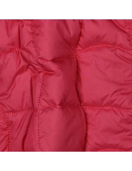 Beidseitig gesteppter Pop-Stoff - Rosa und Gelb
