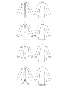 Jackenschnittmuster - Butterick 6602 2