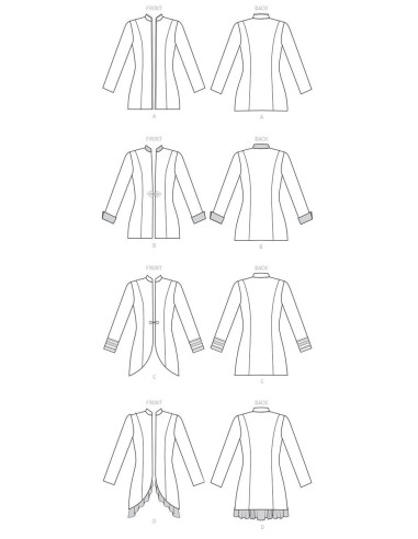 Jackenschnittmuster - Butterick 6602