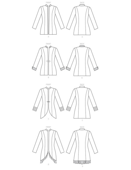 Jackenschnittmuster - Butterick 6602