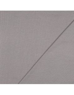 Rippstrick-Jersey-Stoff - Grau 2