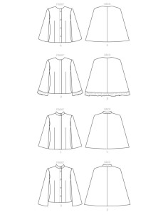 Umhangschnittmuster - Butterick 6603 2