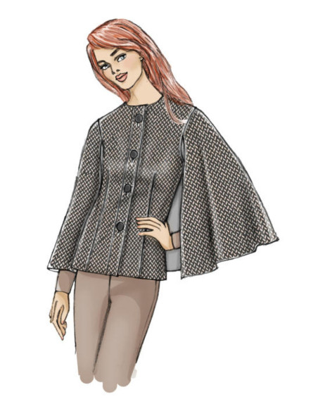 Umhangschnittmuster - Butterick 6603
