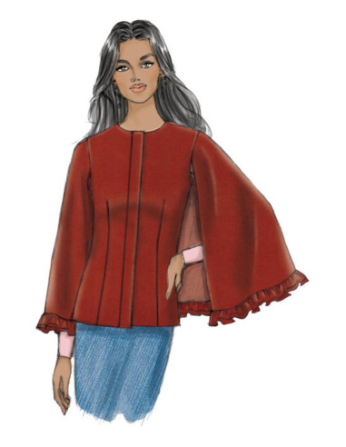 Umhangschnittmuster - Butterick 6603