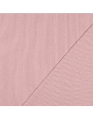Rippenstrick-Jersey-Stoff - Blush