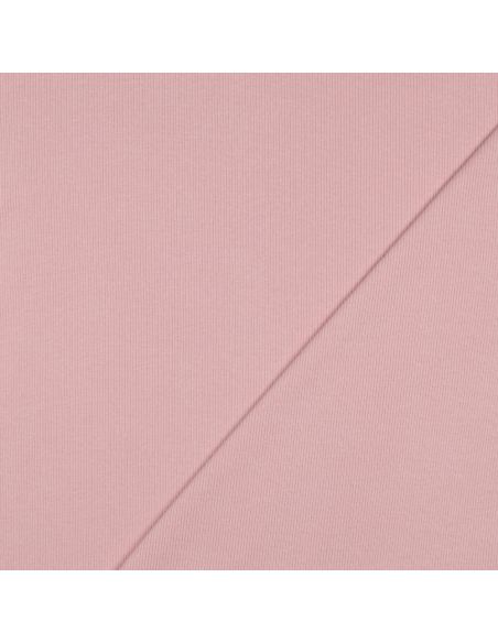 Rippenstrick-Jersey-Stoff - Blush