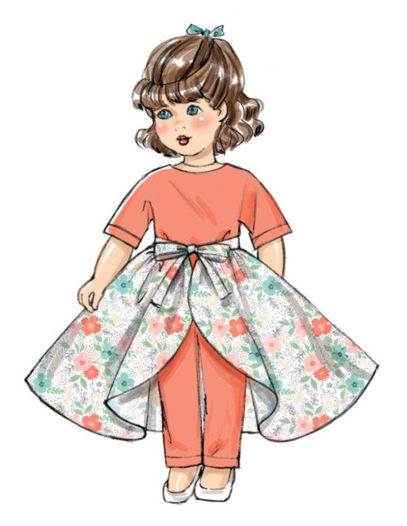 Schnittmuster für Puppenkleidung - Butterick 6606