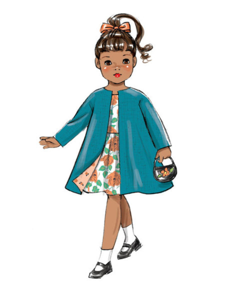 Schnittmuster für Puppenkleidung - Butterick 6606