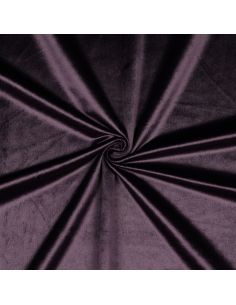 Luxus-Möbelstoff Samt - Aubergine