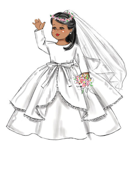 Schnittmuster für Puppenkleidung - Butterick 6606