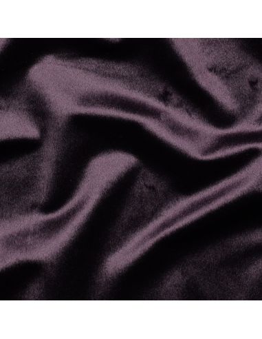 Luxus-Möbelstoff Samt - Aubergine