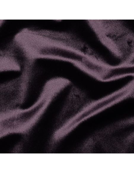Luxus-Möbelstoff Samt - Aubergine