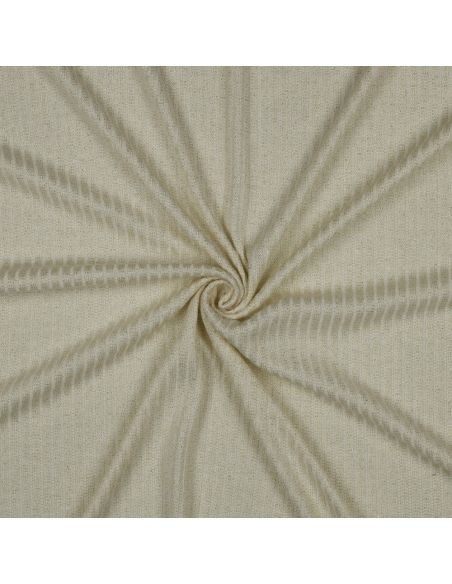 Rippenstrick Lurex Gewebe - Gold Ecru