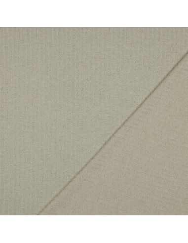 Rippenstrick Lurex Gewebe - Gold Ecru
