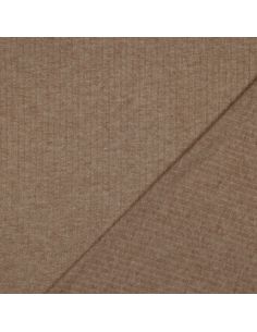 Rippenstrick Lurex Gewebestrick - Goldbeige 2