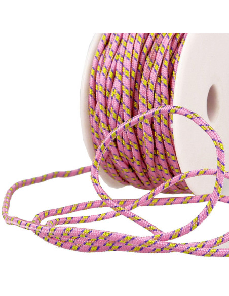 Mehrfarbiges Sportband - Rosa, Gelb und Violett